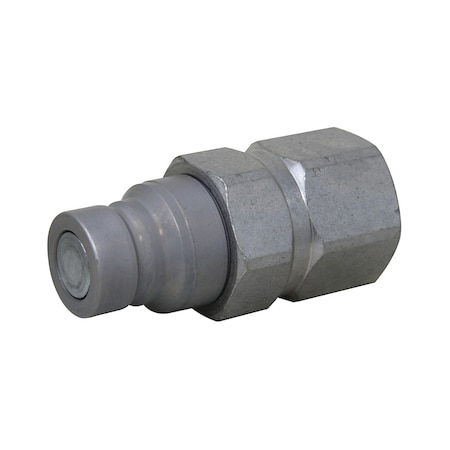 A & I Products Coupler, Male Flat Face; FEM Series, ISO 16028 4" x4" x1" A-FEM-502-8FP-P